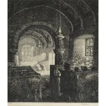 •ROBIN TANNER (1904-1988) HARVEST FESTIVAL (Garton 13) Etching, 1930, from the scarce first edition,