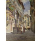 WILLIAM HARDING SMITH (1840-1922) IL POZZO DEL MAZZANTI, VERONA Signed, inscribed with title and