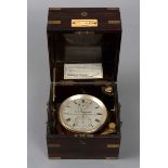 MARINE CHRONOMETER, inscribed GE Frodsham, 31 Gracechurch Street, London, serial number 7010, the