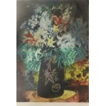 •JOHN PIPER, CH (1903-1992) FLOWERS IN A BLACK POT (Levinson 410) Etching and aquatint printed in