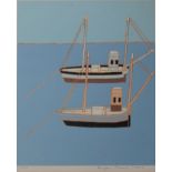 •BRYAN PEARCE (1929-2007) TWO FISHING BOATS Screenprint, 1983, signed, dated and with number 101/150