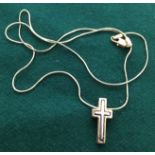 18ct Crucifix & Chain