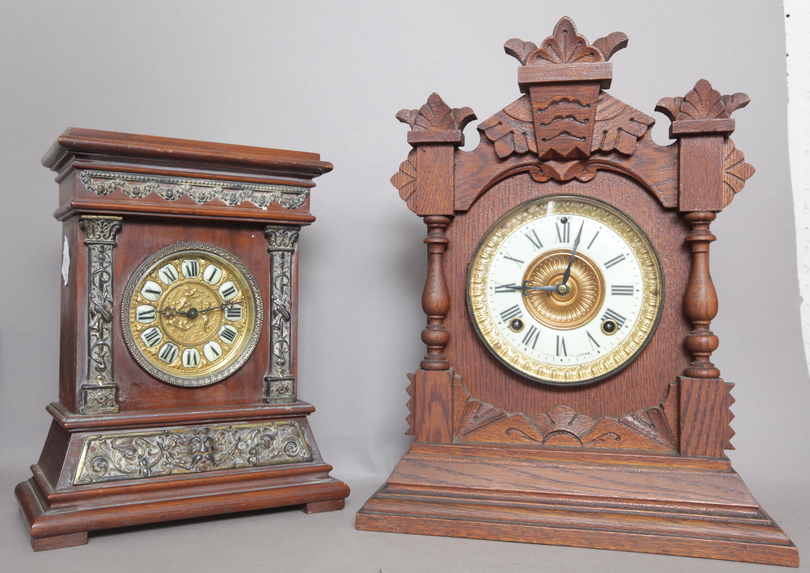 Two Mantel Clocks