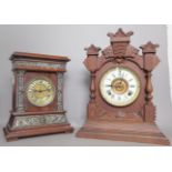 Two Mantel Clocks