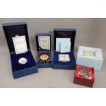 Five Boxed Halcyon Days Enamel Boxes