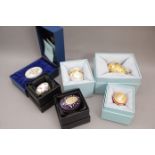 Halcyon Days Boxed Eggs & Enamel Boxes