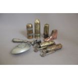 Copper 'Boot' Lighter, RAF Badge Lighter and Six Various Patent Lighters (8)