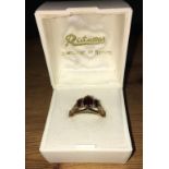 9ct Gold & Garnet Ring