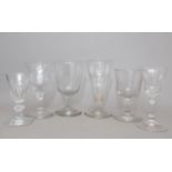 Various Glasses including Rummers