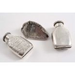 A LATE VICTORIAN CAST SILVER VESTA CASE in the form of a Brazil nut, by John Marshall Spink,