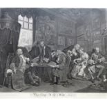 AFTER WILLIAM HOGARTH (1697-1764) MARRIAGE A LA MODE The set of six engravings by Baron, Ravenet and