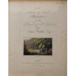 AFTER JAMES WATHEN (1752-1828) A SERIES OF VIEWS ILLUSTRATIVE OF THE ISLAND OF ST. HELENA Nine (