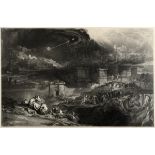 JOHN MARTIN (1789-1854) THE CRUCIFIXION Mezzotint with etching, published by Francis Graham Moon,