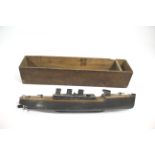 MODEL BOAT a model of a Motor Torpedo Boat, with a wooden hull and metal fittings. With the