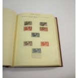 GREAT BRITAIN STAMP ALBUM from 1840 1d black used (3) surface printed covers, 1918 Seahorse, 2/6,