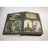 TWO POSTCARD ALBUMS - INDIA one album including a large qty of Indian postcards, Delhi New Year
