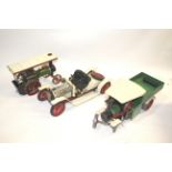 MAMOD STEAM ENGINES 3 unboxed items including a Mamod Steam Wagon, a Mamod Roadster, and a Mamod