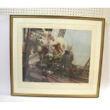 TERENCE CUNEO - SIGNED RAILWAY PRINT of the Flying Scotsman, Number 731 of 850 produced and signed