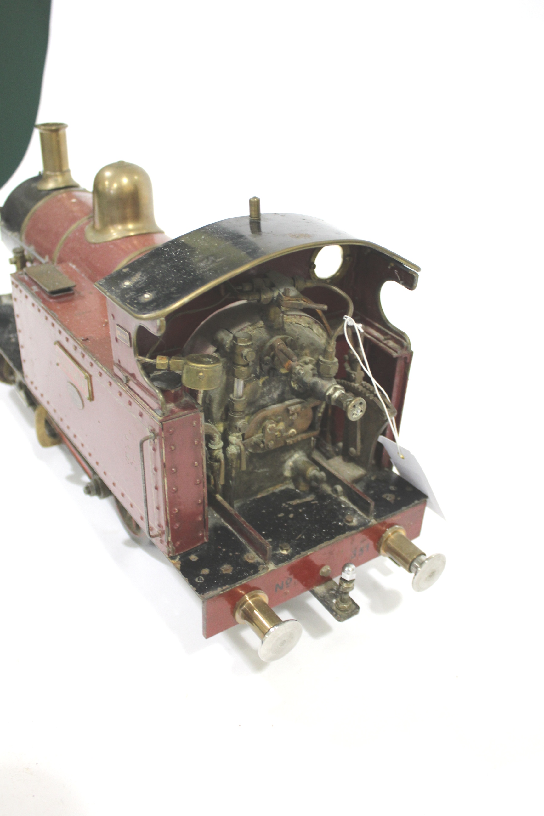 SCRATCH BUILT STEAM LOCOMOTIVE & TENDER - JULIET 'COUNDON' a 3 1/2" gauge steam tank locomotive, 0- - Image 2 of 6