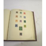 TWO STAMP ALBUMS two albums including British Commonwealth, GVI part sets with Gambia, Leeward