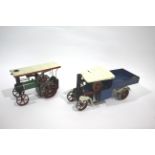 TWO MAMOD ENGINES including a Mamod Steam Wagon, and a Mamod Steam Traction Engine. No boxes. (2)