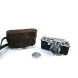 LEICA CAMERA a Leica IIIc Rangefinder Camera, serial number 376405 and made circa 1941-42. With a