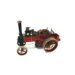 MODEL STEAM TRACTION ENGINE - 'MINNIE' a 1 inch scale kit built model Steam Traction Engine