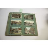 POSTCARD ALBUMS including an album with GB content, London, Cardiff Castle, Weymouth Esplanade,