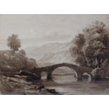 A FOLIO OF THIRTEEN UNFRAMED TOPOGRAPHICAL AND LANDSCAPE DRAWINGS Comprising works by or