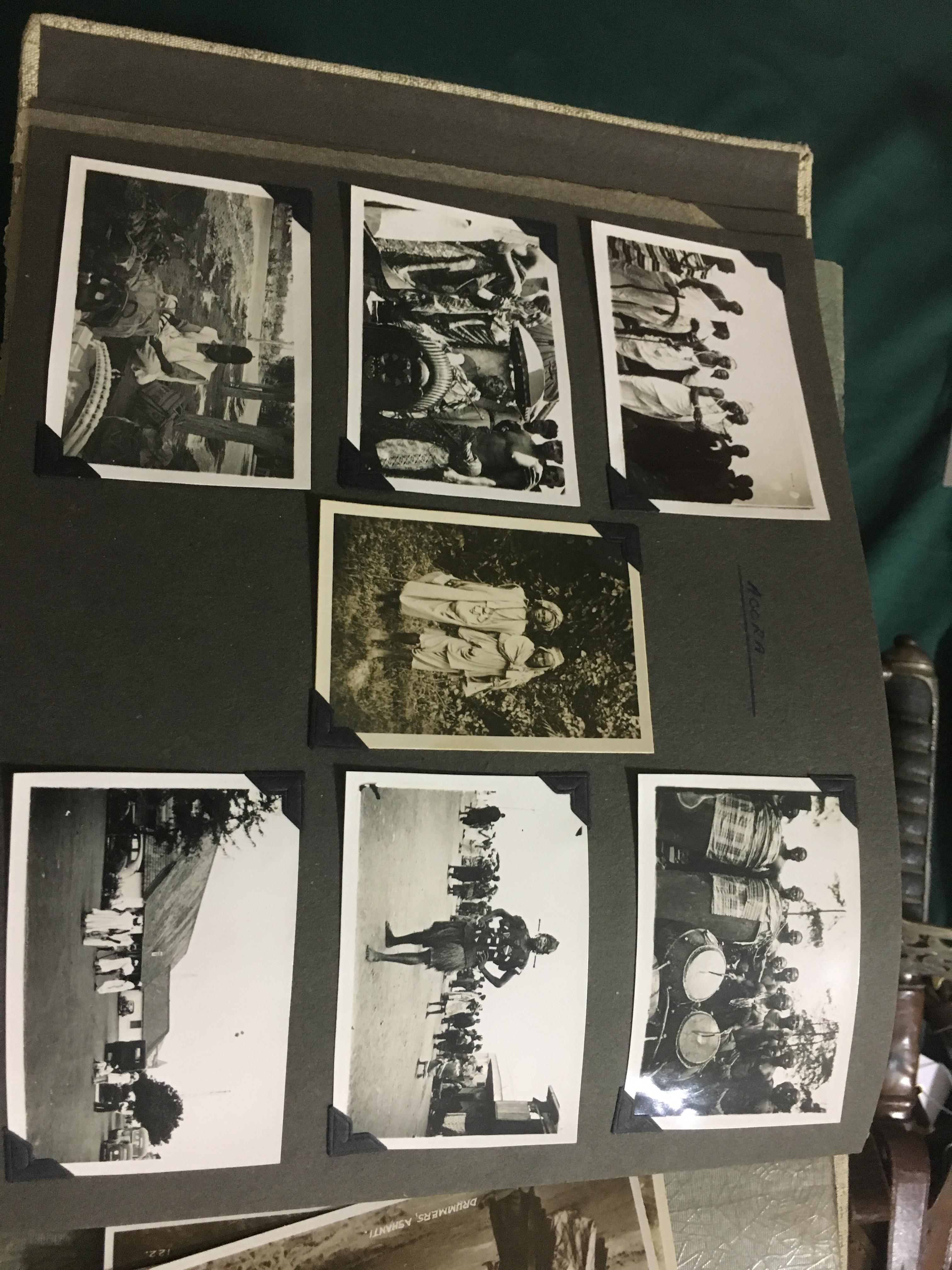 MILITARY PHOTOGRAPH ALBUMS inc ASHANTI & MALAYA etc. Three well presented postcards and private - Image 12 of 12