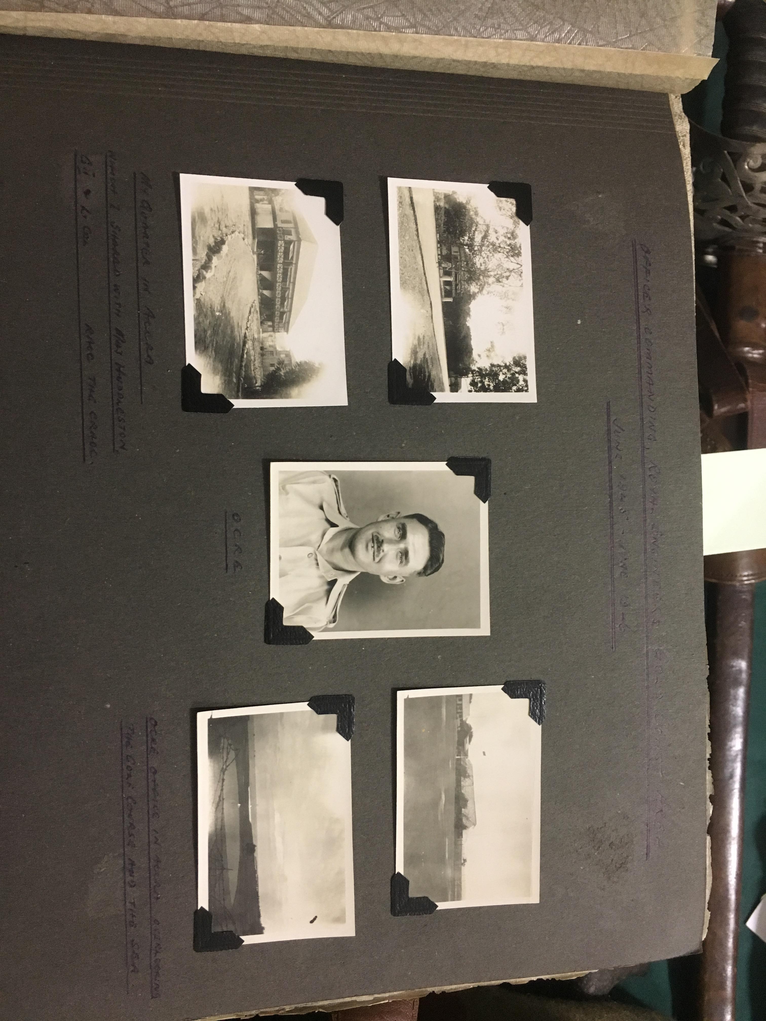 MILITARY PHOTOGRAPH ALBUMS inc ASHANTI & MALAYA etc. Three well presented postcards and private - Image 9 of 12