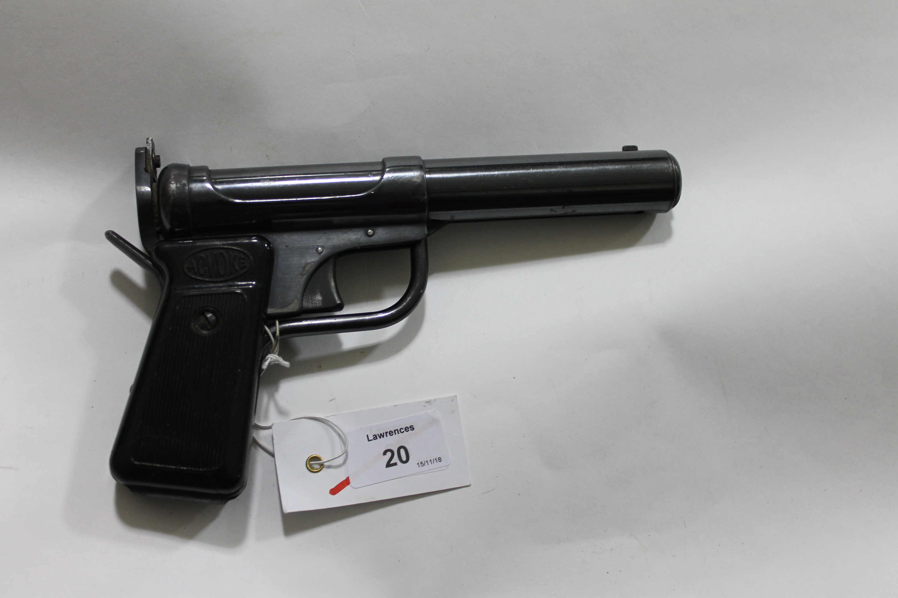 A RARE .177 ACVOKE AIR PISTOL. Made by Accles and Shelvoke Ltd of Birmingham over a 10 year