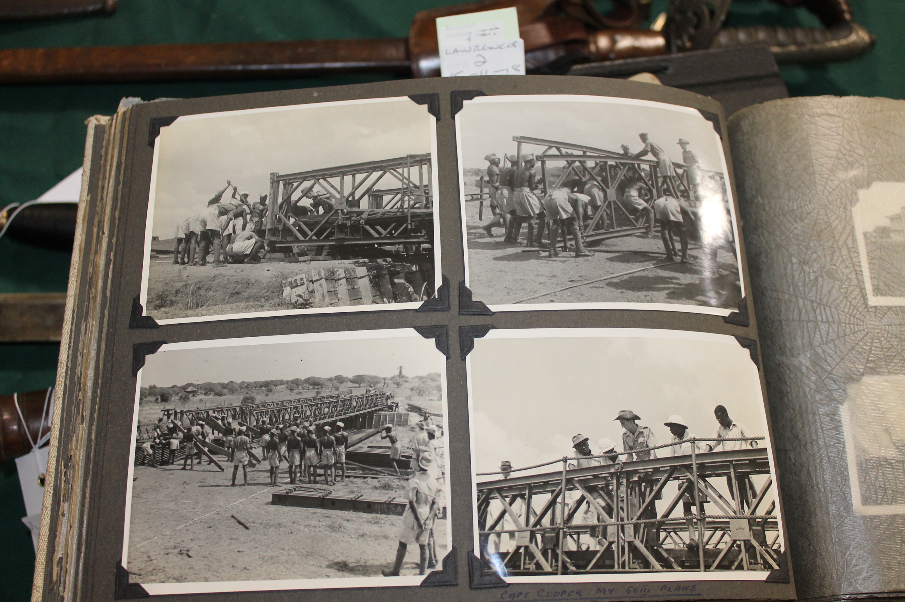 MILITARY PHOTOGRAPH ALBUMS inc ASHANTI & MALAYA etc. Three well presented postcards and private