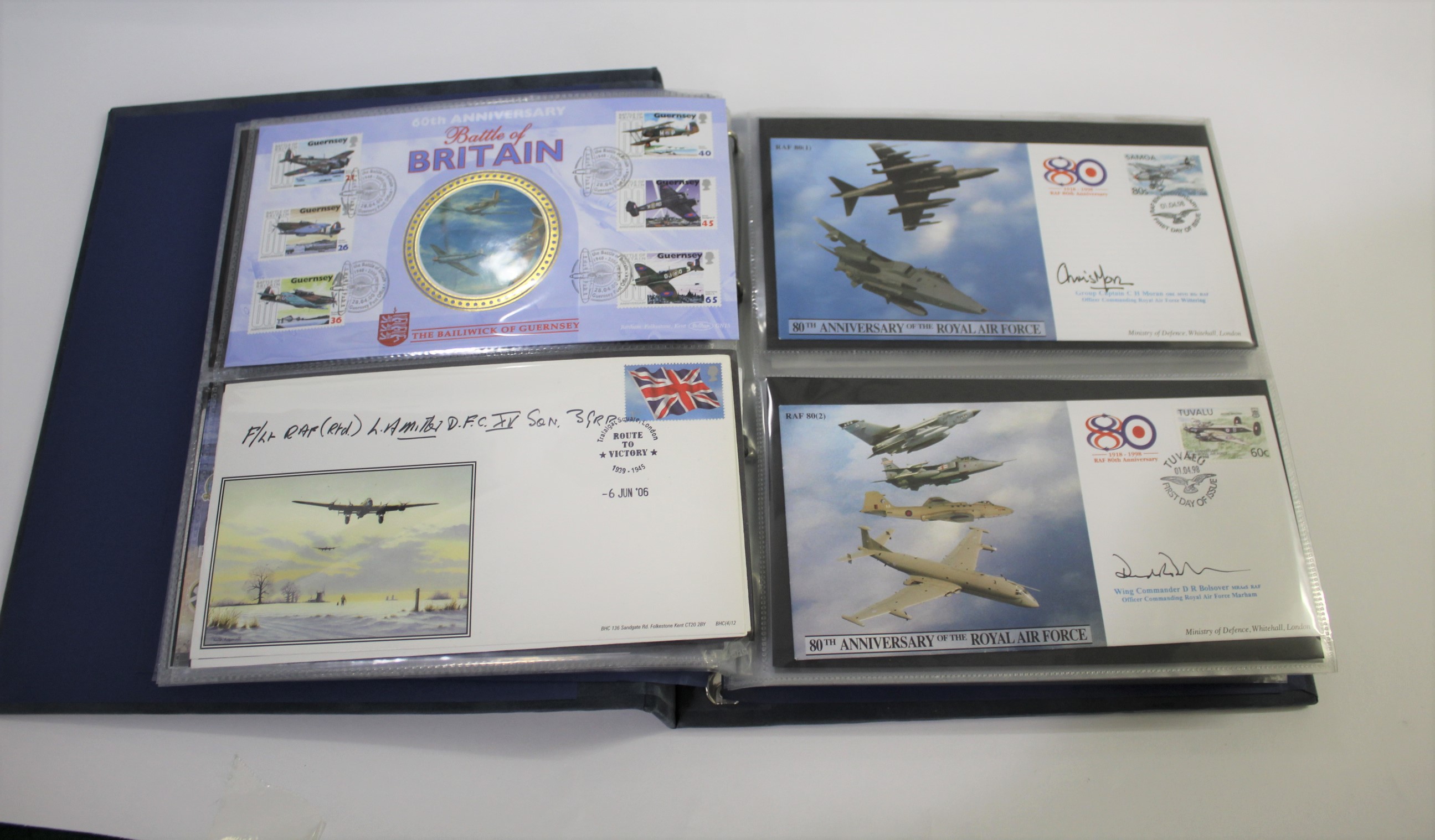 MILITARY & AVIATION FIRST DAY COVERS in 13 albums including Aviation Heritage, The Royal Air