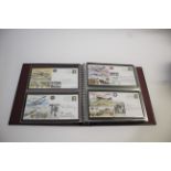 AVIATION & MILITARY FIRST DAY COVERS - SIGNED 3 albums of First Day Covers including Aviation and