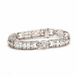 Art Deco Platinum and Diamond Bracelet