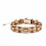 14KT Gold and Ruby Bracelet