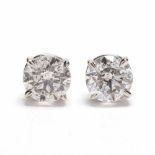 Pair of Diamond Ear Studs