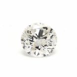 Unmounted Round Brilliant Cut Diamond