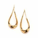 Pair of 18KT Gold Earrings, Michael Good