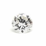 Unmounted Round Brilliant Cut Diamond