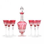 Saint-Louis Crystal, Tommy Seven Piece Liquor Set