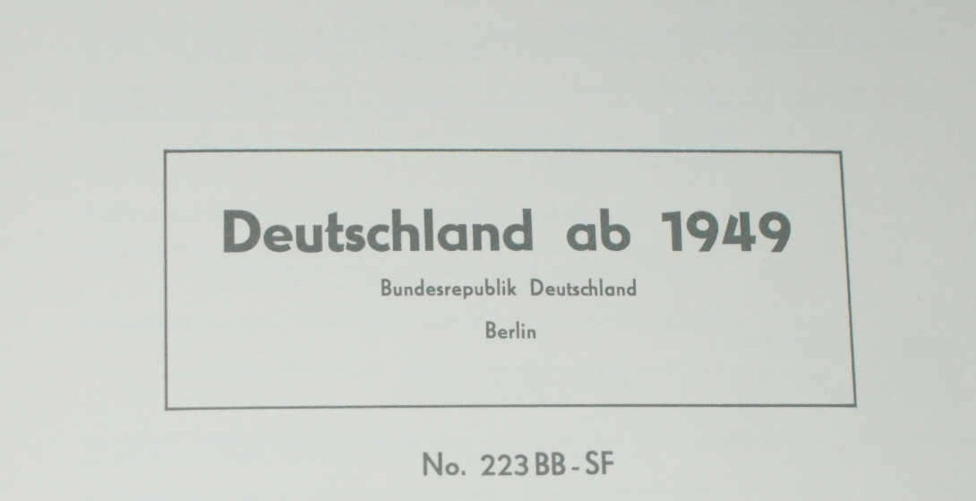 1 Leuchtturm Vordruckalbum BRD mit einer Teilsammlung BRD von 1949- 1976 - Bild 2 aus 2