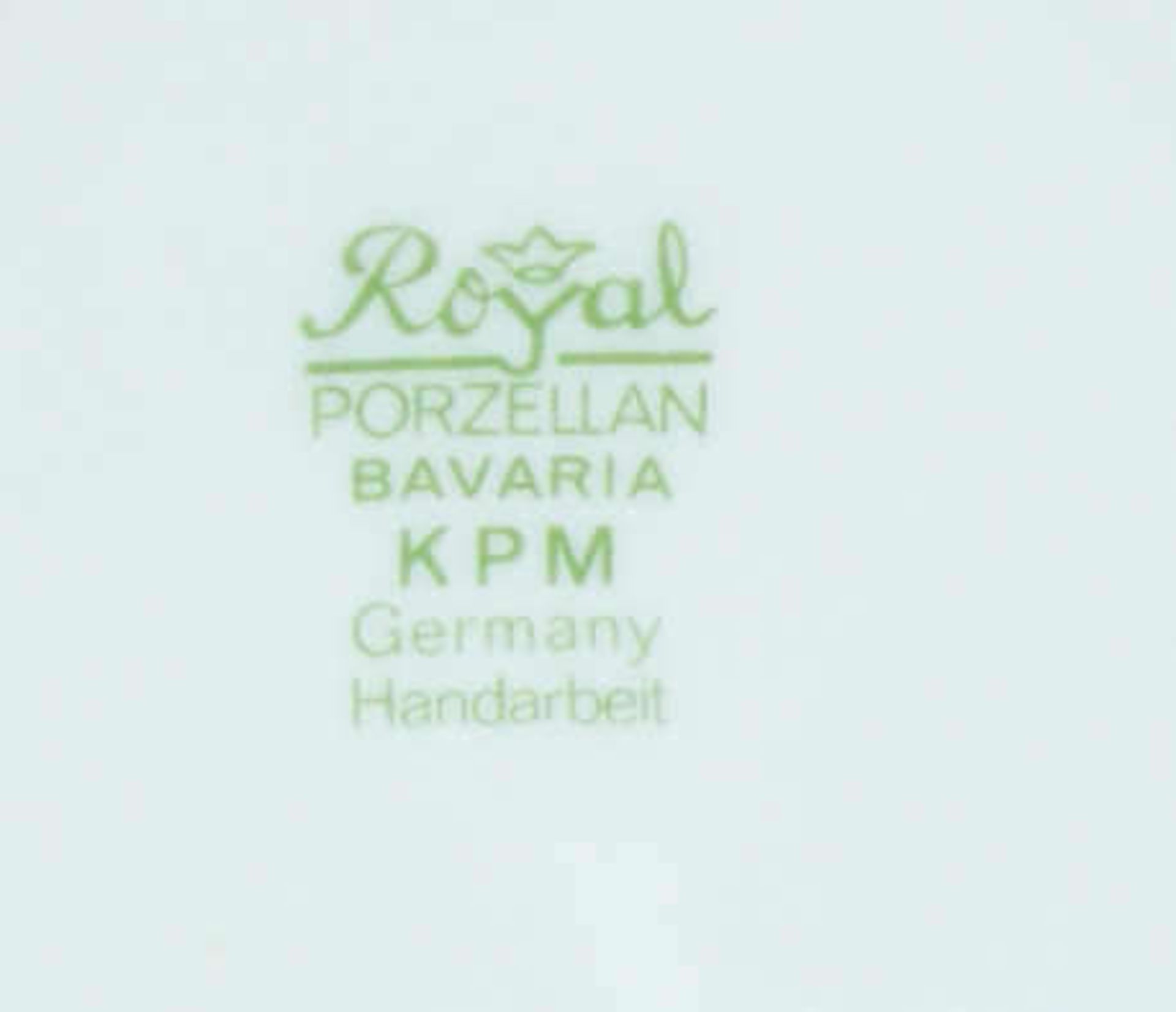 3 Porzellanvasen "Royal KPM Bavaria", versch. Größen und Ausführung - Image 2 of 2