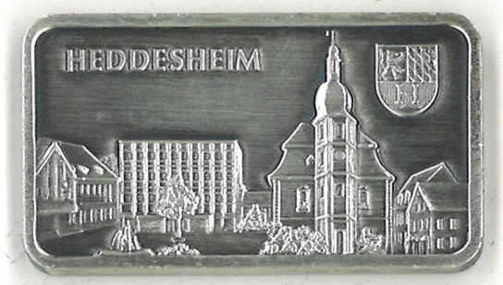 1 Silberbarren, "Heddesheim", 1 Unze