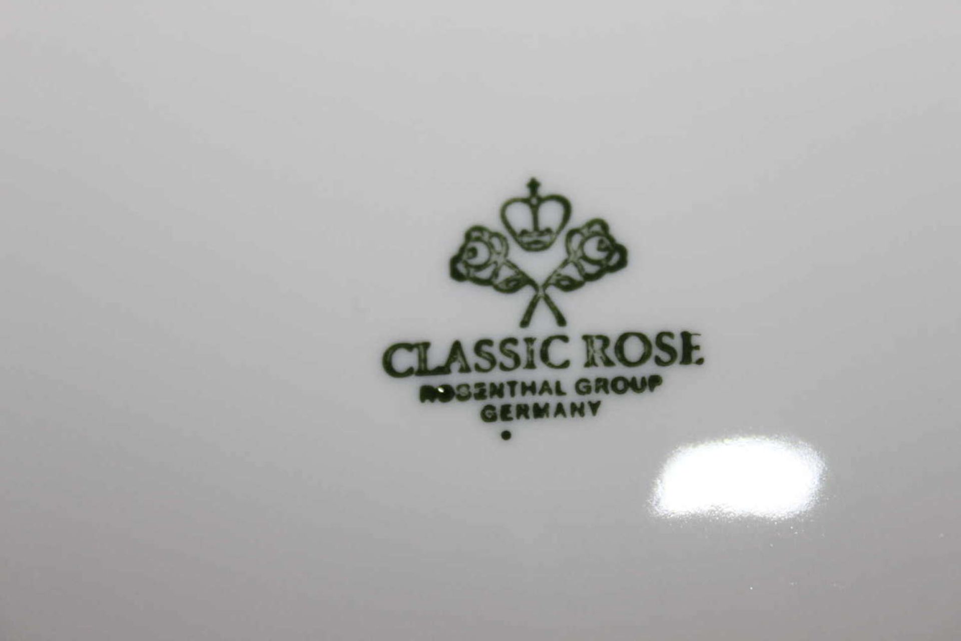 6 Rosenthal Classic Rose Teller "Galante Szene", Durchmesser ca. 20 cm. Sehr guter Zustand. - Bild 3 aus 3