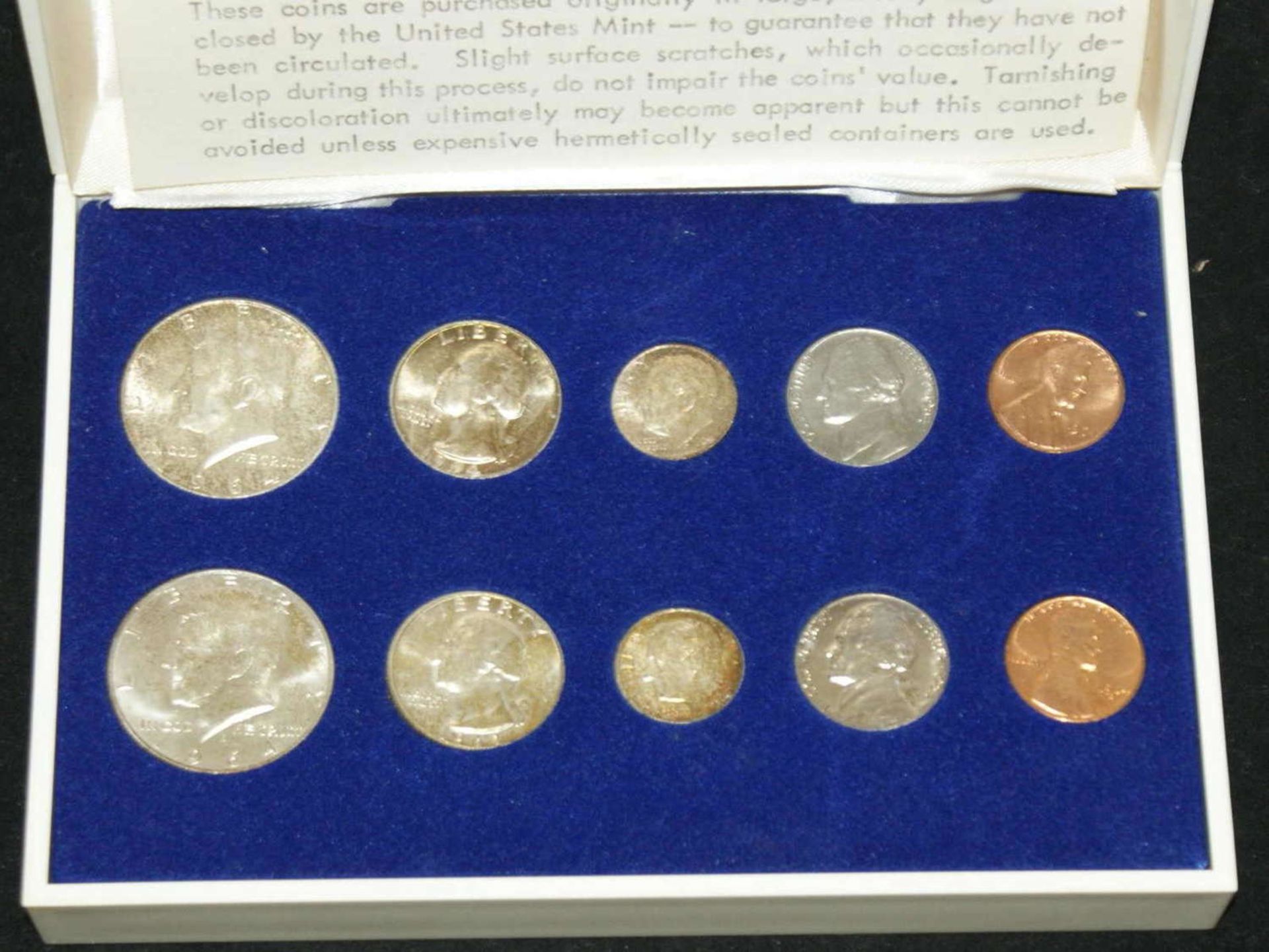 USA 1 Liberty Dollar Silber 1923, 1 Proof-Set Sollar im Original Etui, sowie 1 Eisenhower Proof - Bild 4 aus 4