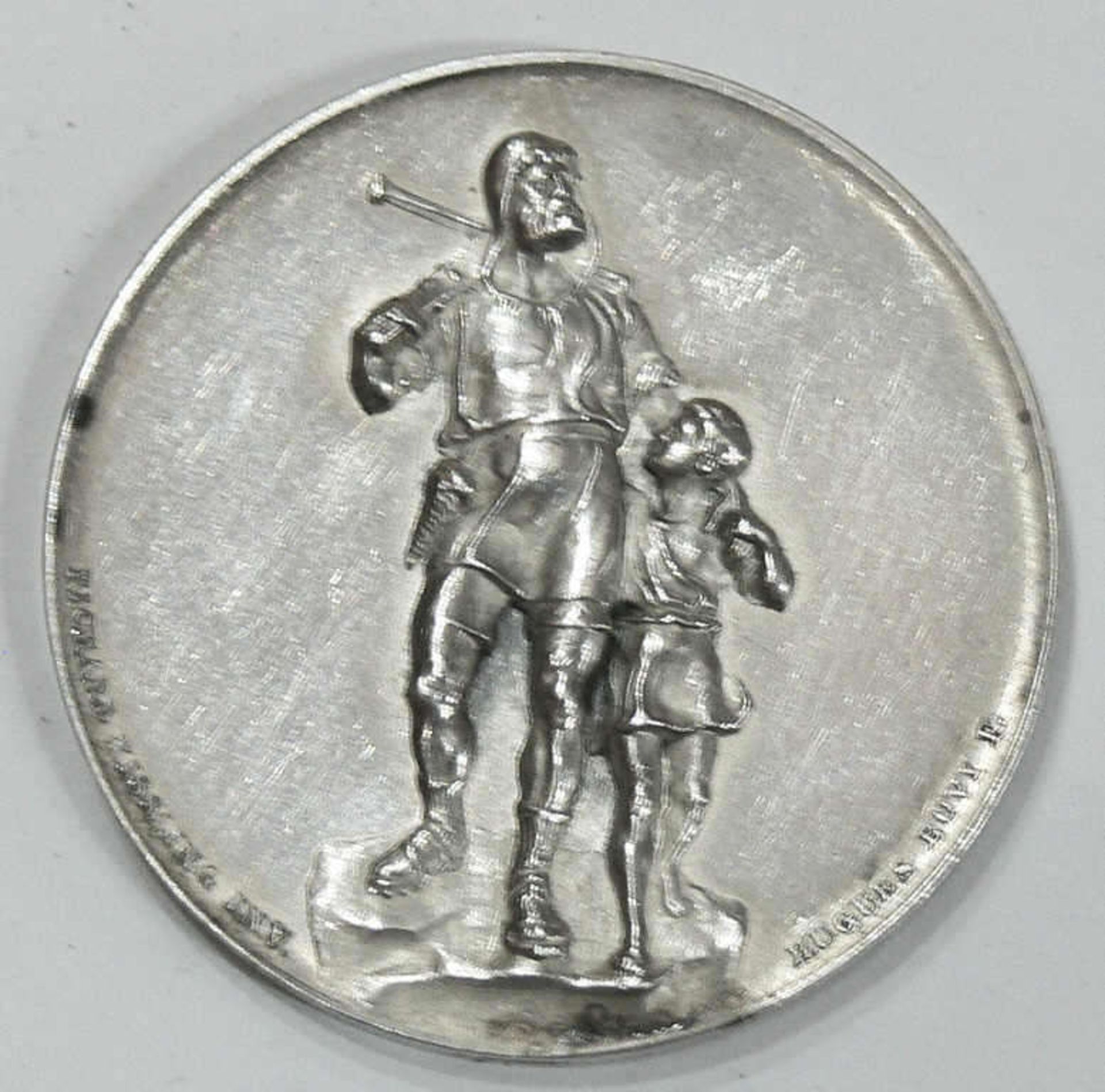 Zürich 1893, Medaille Kantonalschützenfest in Zürich, Silber. Von Richard Kissling. Vorderseite: