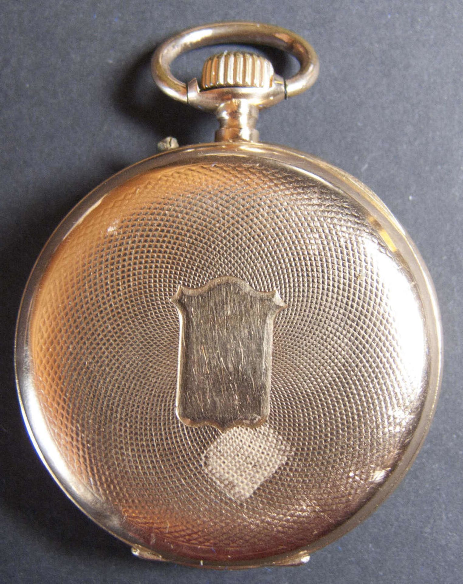 Gold - Taschenuhr. Im Außendeckel gepunzt PM im Oval und K18 (Arthur-Paul Meinhardt, Stockholm?). - Image 2 of 6