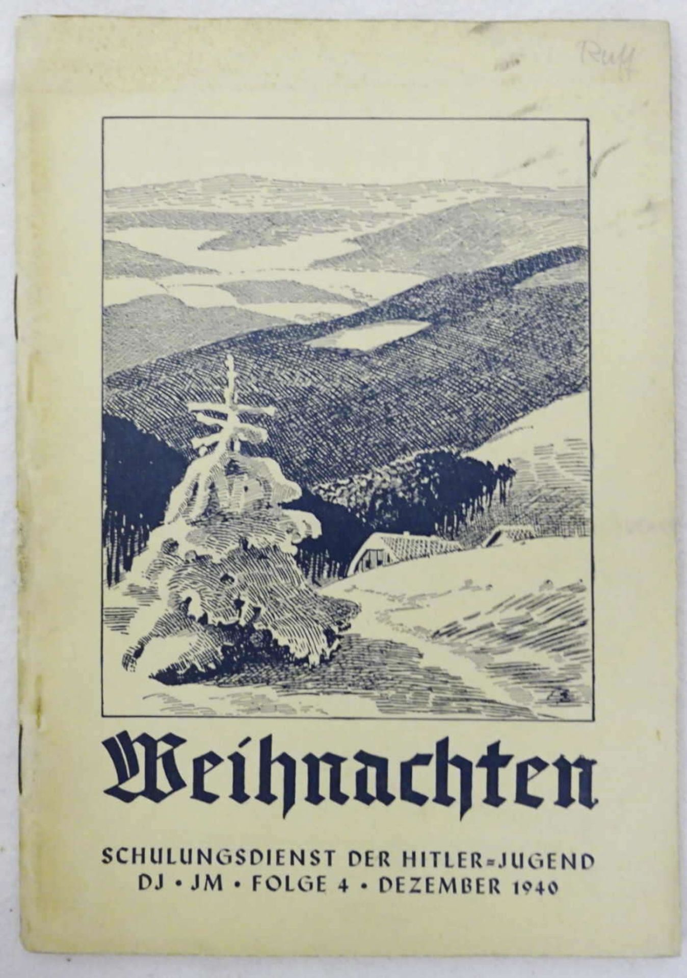 "Weihnachten" - Schulungsdienst der Hitler = Jugend DJ - JM - Folge 4 - Dezember 1940